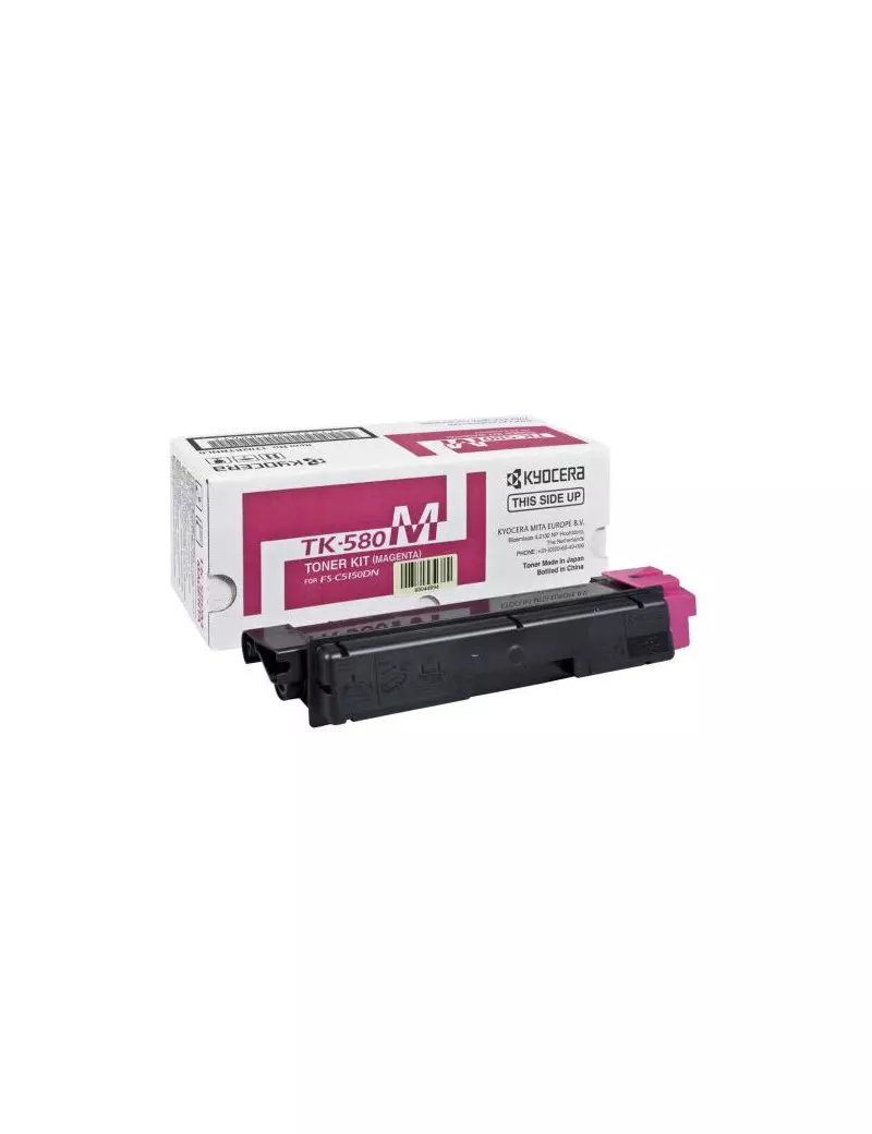 Toner Originale Kyocera TK-580M 1T02KTBNL0 (Magenta 2800 pagine) Toner Originale Kyocera TK-580M 1T02KTBNL0 (Magenta 2800 pagine)