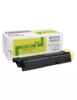 Toner Originale Kyocera TK-580Y 1T02KTANL0 (Giallo 2800 pagine)