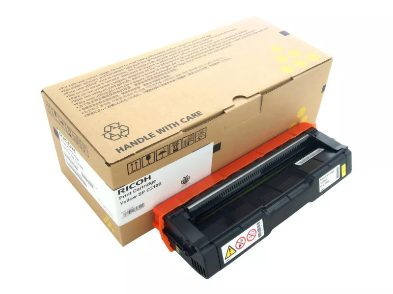 Toner Originale Ricoh SP C310sy 406351 407639 (Giallo 2500 pagine)