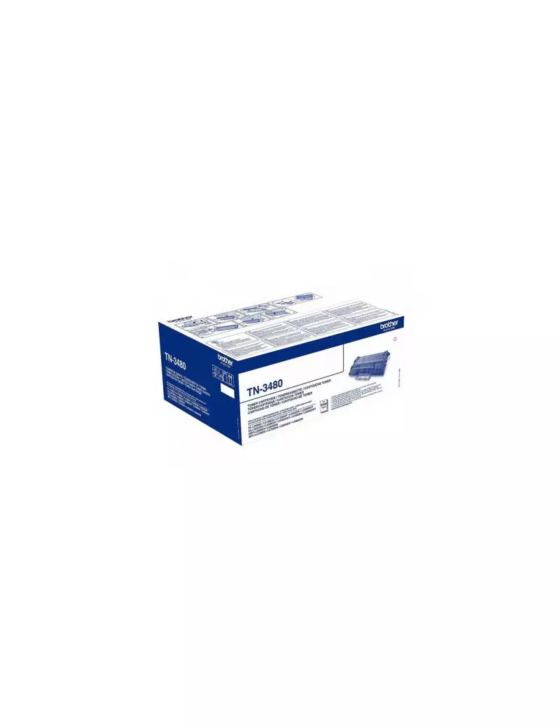 Toner Originale Brother TN-3480 (Nero 8000 pagine) Toner Originale Brother TN-3480 (Nero 8000 pagine)