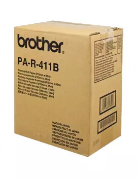 Nastro Originale Brother PAR411 PA-R-411B - 210 mm x 30 m (Nero Conf. 6)