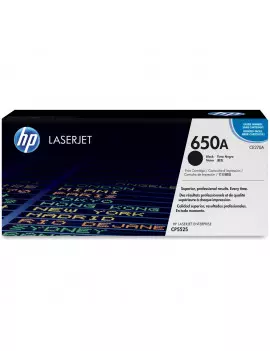 Toner Originale HP CE270A 650A (Nero 13500 pagine)