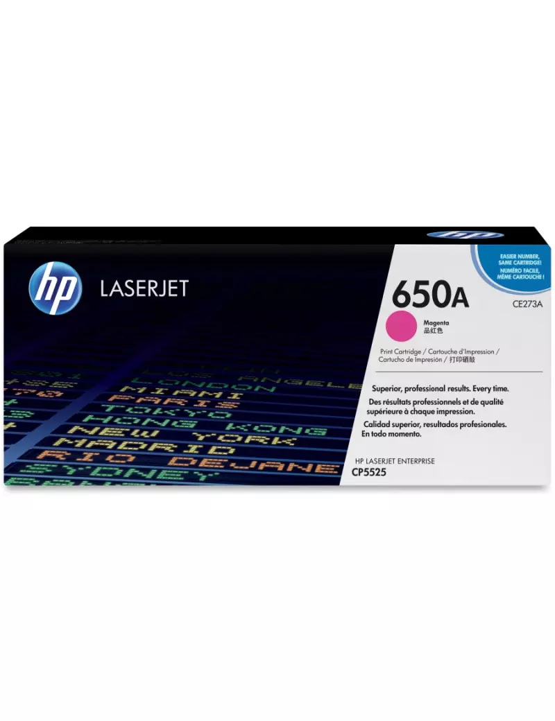 Toner Originale HP CE273A 650A (Magenta 15000 pagine)