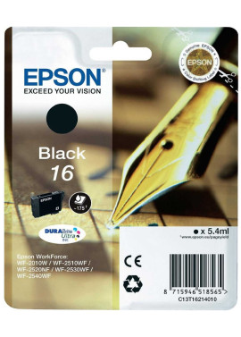 Cartuccia Originale Epson T162140 16 (Nero 175 pagine)