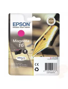 Cartuccia Originale Epson T162340 16 (Magenta 165 pagine)