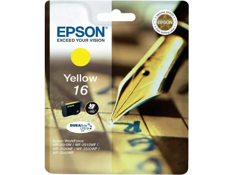 Cartuccia Originale Epson T162440 16 (Giallo 165 pagine)