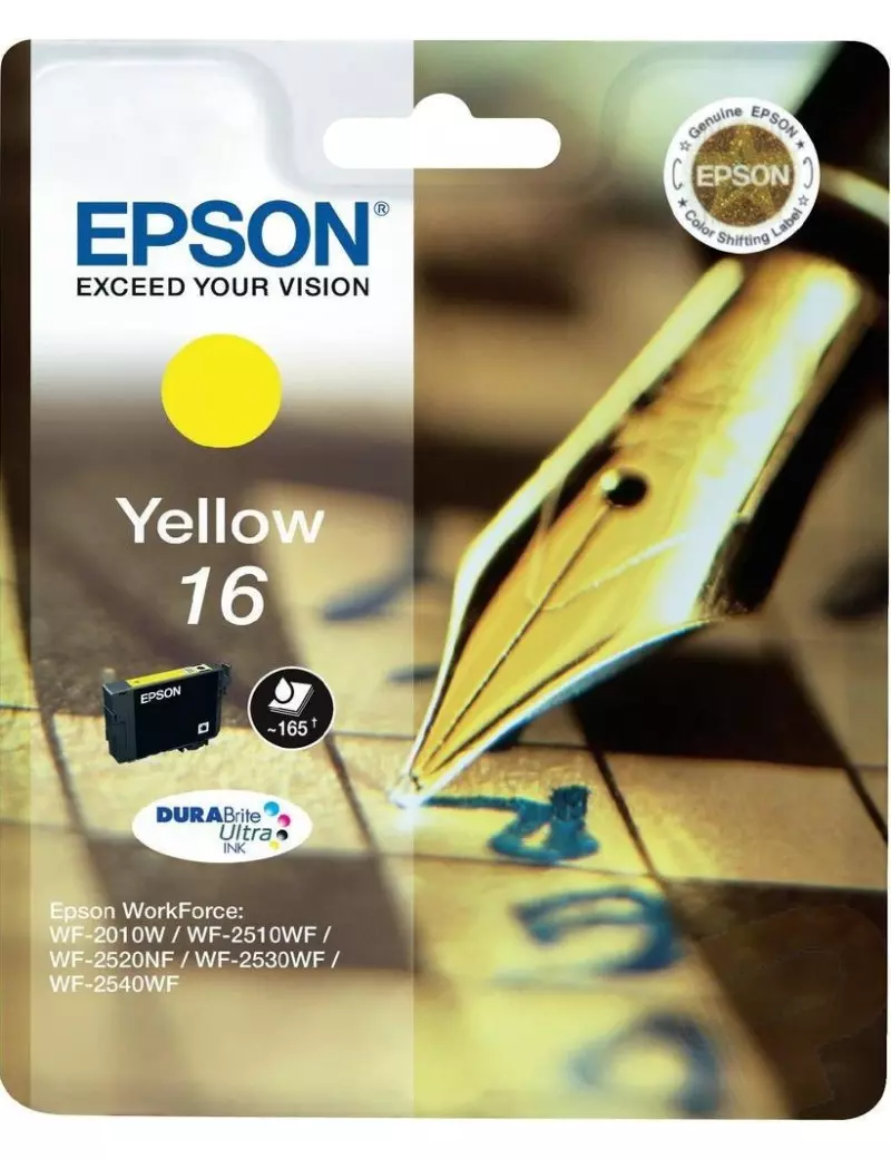 Cartuccia Originale Epson T162440 16 (Giallo 165 pagine)