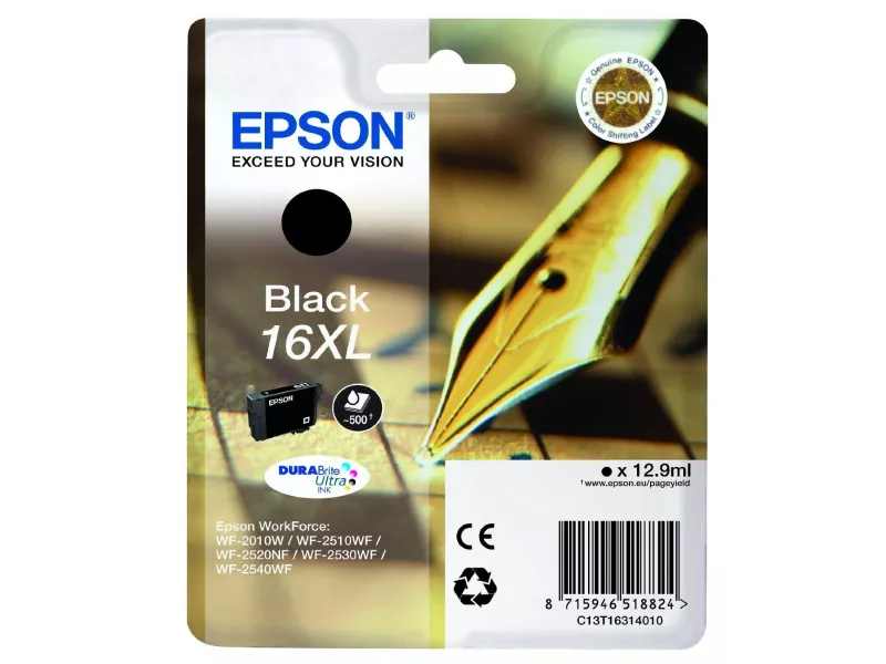 Cartuccia Originale Epson T163140 16XL (Nero 500 pagine)