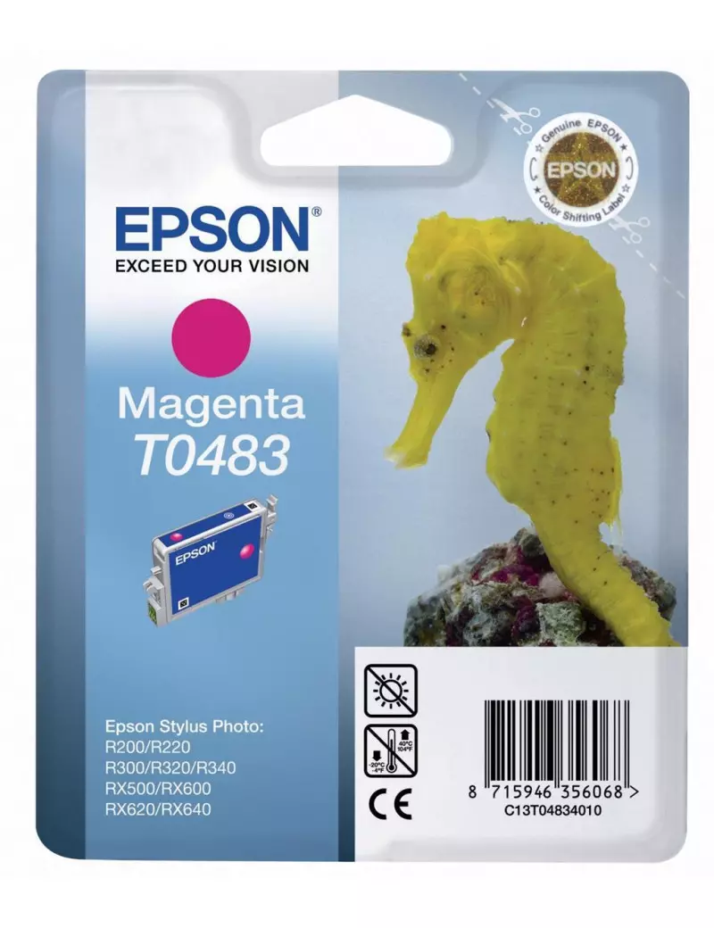 Cartuccia Originale Epson T048340 (Magenta 430 pagine) Cartuccia Originale Epson T048340 (Magenta 430 pagine)