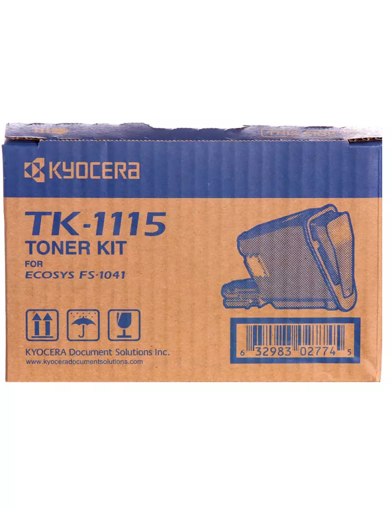 Toner Originale Kyocera Mita TK-1115 1T02M50NL0 (Nero 1600 pagine)