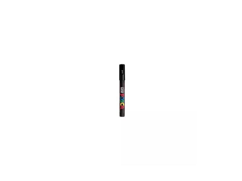 Marcatore Uni Posca a Tempera Uni-Ball - Tonda - 0,9-1,3 mm - Nero - M PC3M N