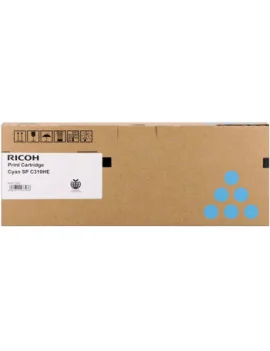 Toner Originale Ricoh SP C310c 406480 407637 (Ciano 6000 pagine)