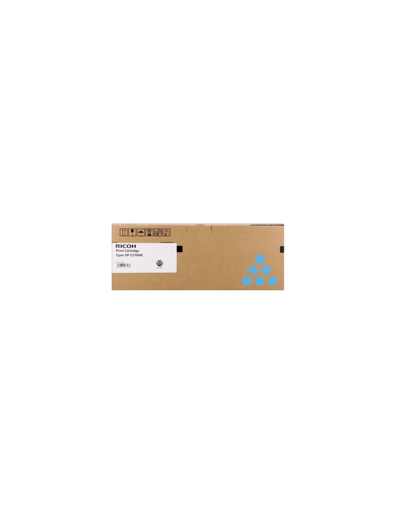Toner Originale Ricoh SP C310c 406480 407637 (Ciano 6000 pagine) Toner Originale Ricoh SP C310c 406480 407637 (Ciano 6000 pagine)