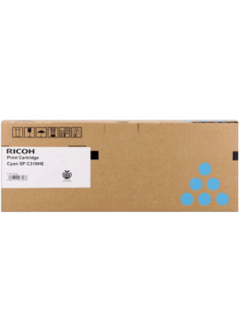 Toner Originale Ricoh SP C310c 406480 407637 (Ciano 6000 pagine)