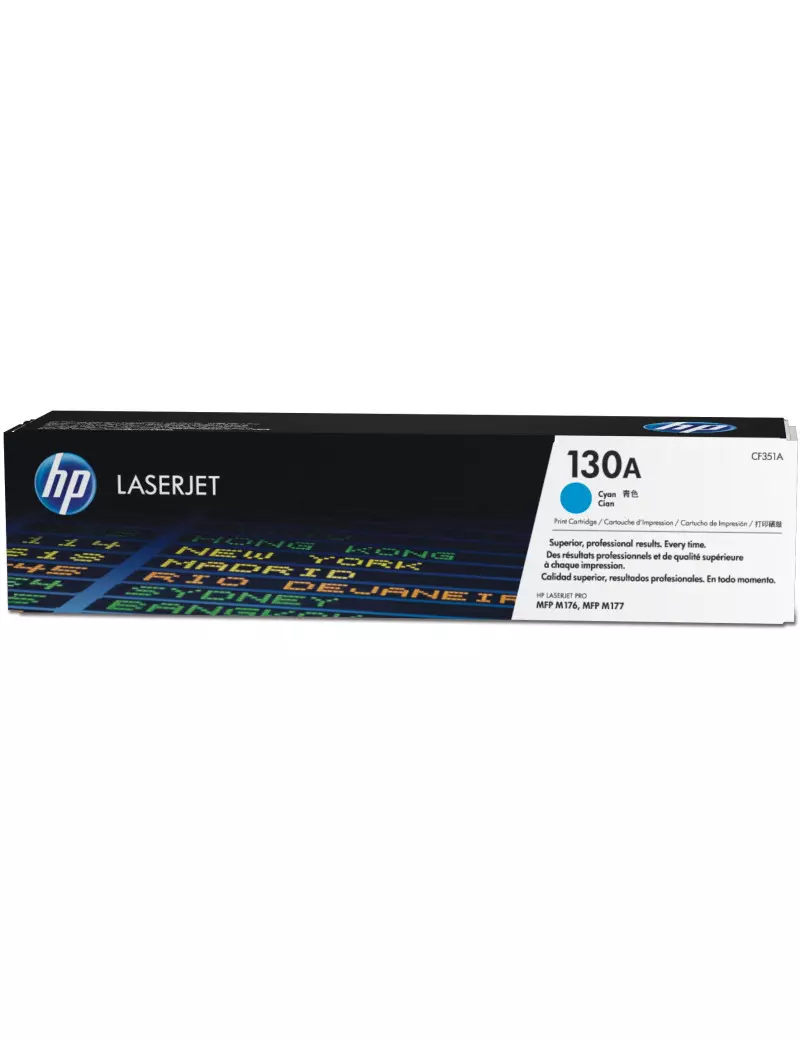 Toner Originale HP CF351A 130A (Ciano 1000 Pagine) Toner Originale HP CF351A 130A (Ciano 1000 Pagine)