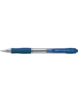 Penna a Sfera a Scatto Supergrip Pilot - 1 mm - 001441 (Blu Conf. 12)