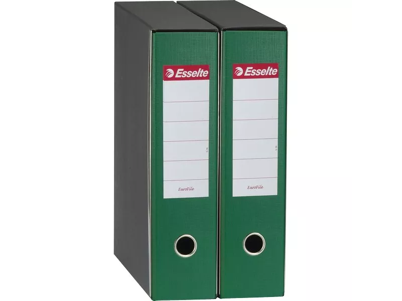 Registratore Eurofile G54 Esselte - Protocollo - Dorso 5 - 23x33 cm - 390754180 (Verde) Registratore Eurofile G54 Esselte - Protocollo - Dorso 5 - 23x33 cm - 390754180 (Verde)