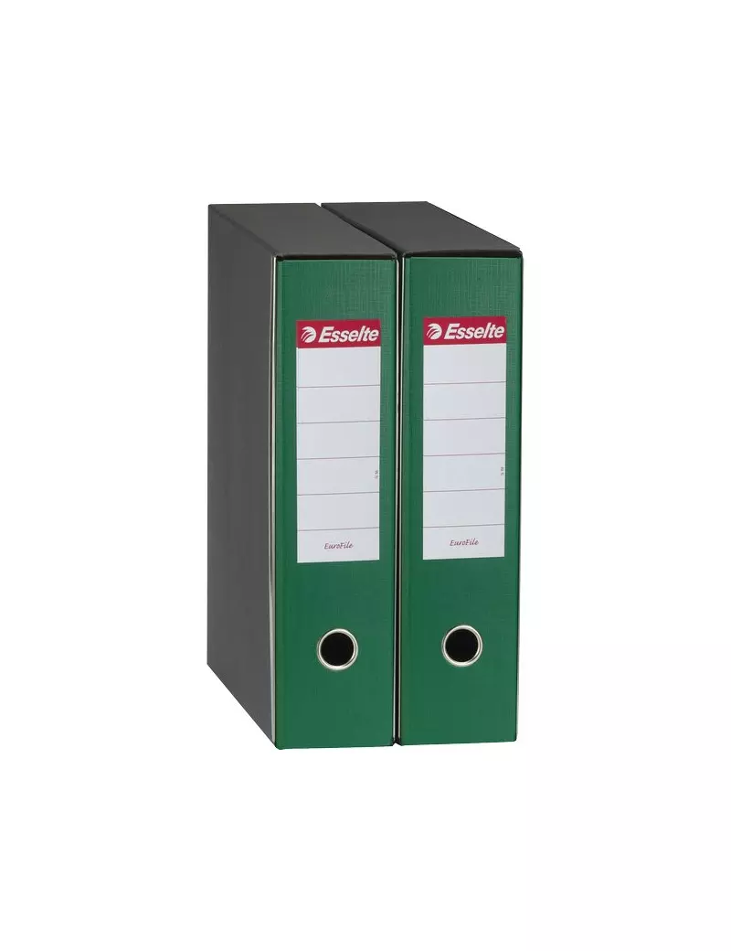 Registratore Eurofile G54 Esselte - Protocollo - Dorso 5 - 23x33 cm - 390754180 (Verde) Registratore Eurofile G54 Esselte - Protocollo - Dorso 5 - 23x33 cm - 390754180 (Verde)