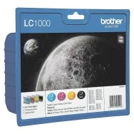 Multipack Cartucce Originali Brother LC-1000VALBPDR (Conf. 1 Nero + 3 Colori)