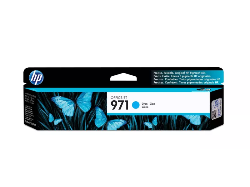 Cartuccia Originale HP CN622AE 971 (Ciano 2500 pagine) Cartuccia Originale HP CN622AE 971 (Ciano 2500 pagine)
