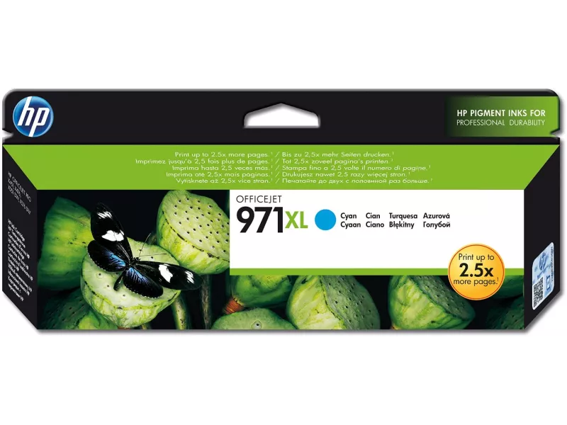 Cartuccia Originale HP CN626AE 971XL (Ciano 6600 pagine)