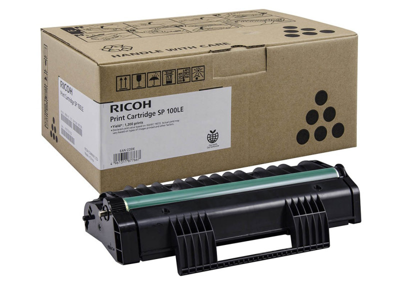 Toner Originale Ricoh SP 100LE 407166 (Nero 1200 pagine)