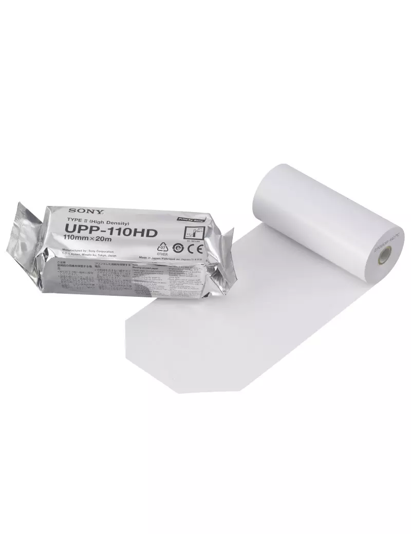 Carta Termica Sony UPP-110HD (Bobina Alta Densità 110 mm x 20 m) Carta Termica Sony UPP-110HD (Bobina Alta Densità 110 mm x 20 m)