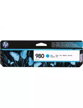 Cartuccia Originale HP D8J07A 980 (Ciano 6600 Pagine)