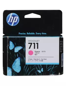 Multipack Cartucce Originali HP CZ135A 711 (Magenta 29 ml Conf. 3)