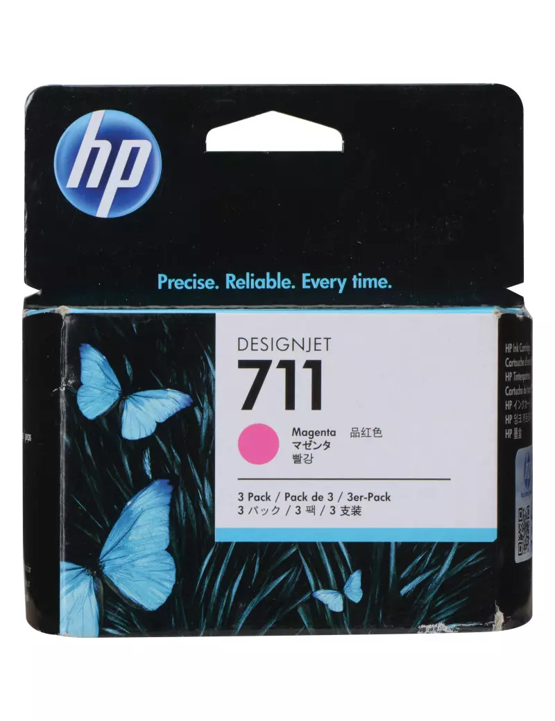Multipack Cartucce Originali HP CZ135A 711 (Magenta 29 ml Conf. 3) Multipack Cartucce Originali HP CZ135A 711 (Magenta 29 ml Conf. 3)