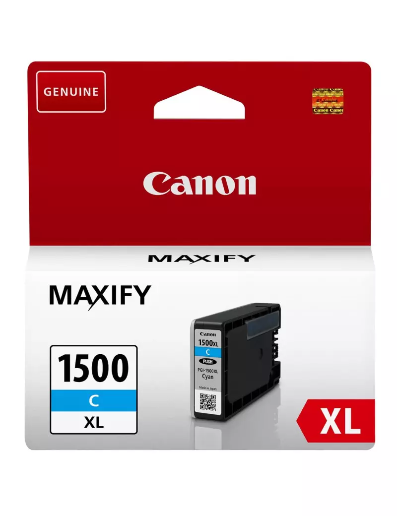 Cartuccia Originale Canon PGI-1500C XL 9193B001 (Ciano 1020 pagine) Cartuccia Originale Canon PGI-1500C XL 9193B001 (Ciano 1020 pagine)