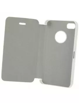 Cover Flip a Portafoglio in Ecopelle per iPhone 4 / 4S (Bianco)