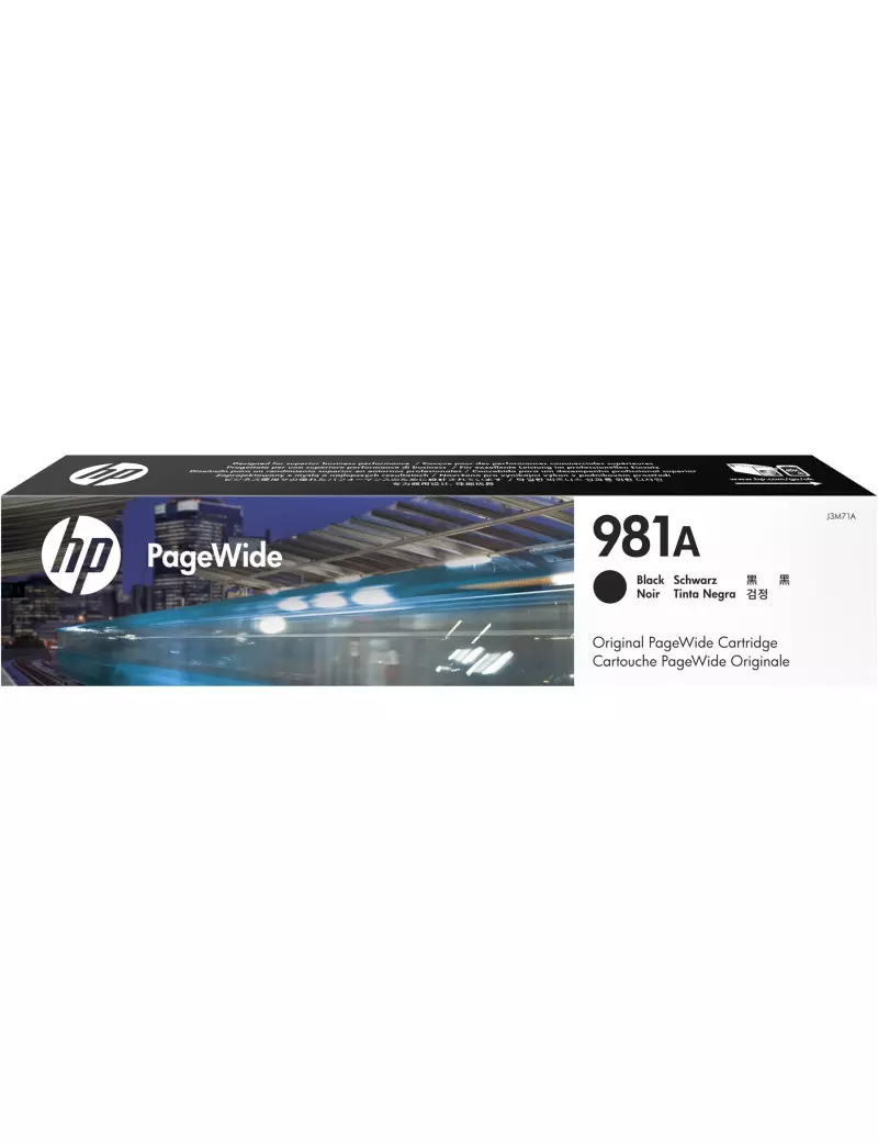 Cartuccia Originale HP J3M71A 981A (Nero 6000 pagine)