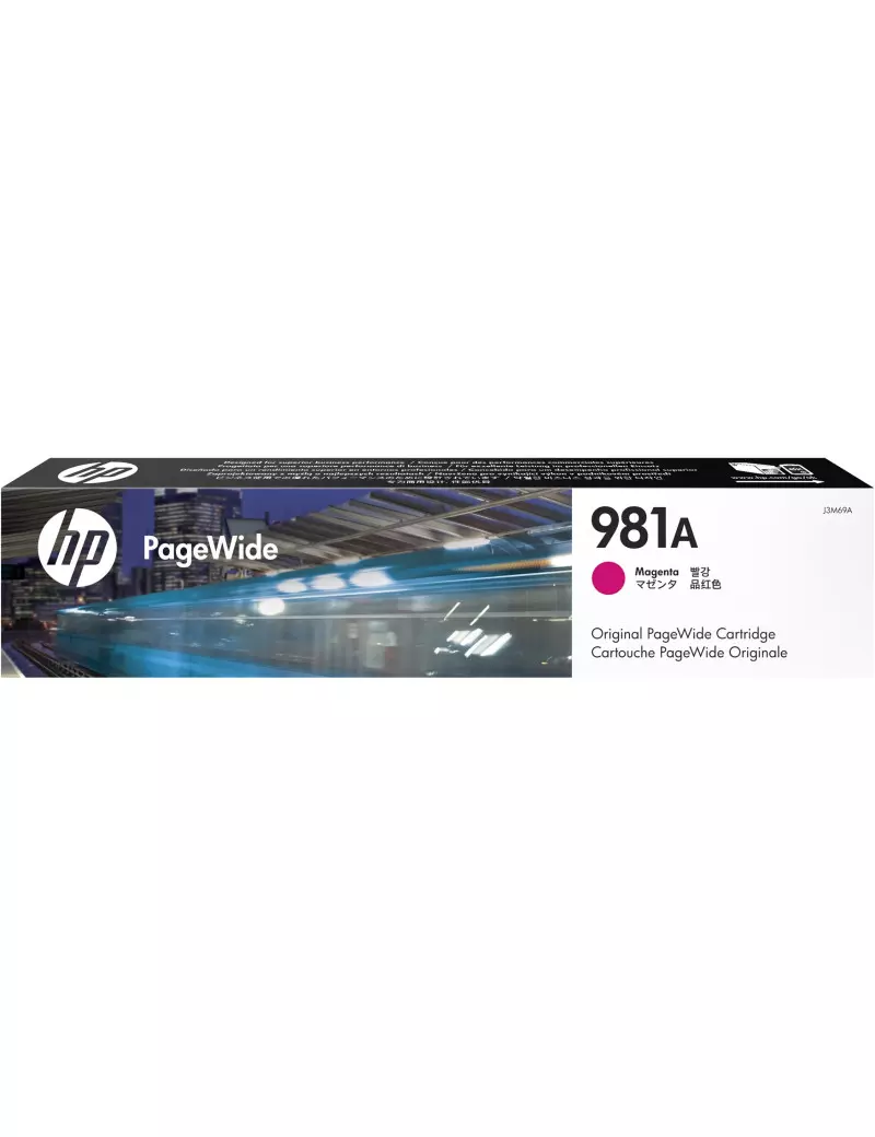 Cartuccia Originale HP J3M69A 981A (Magenta 6000 pagine)