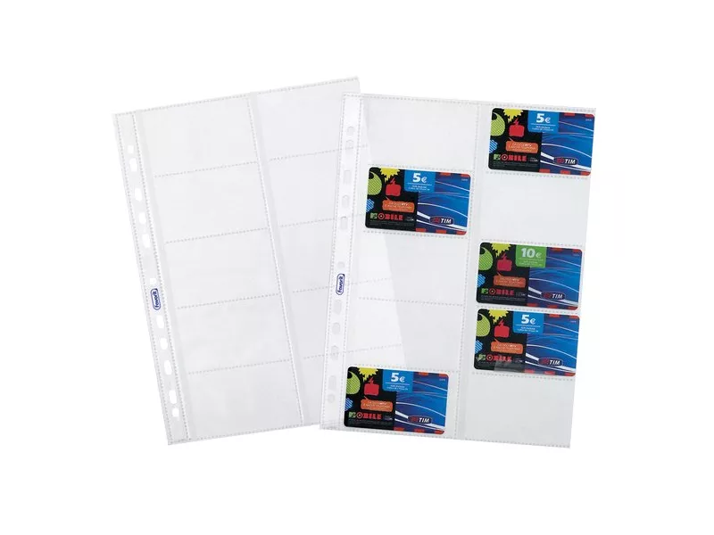 Buste a Foratura Universale Porta Cards Favorit - 22x30 cm - Liscia Alto Spessore - 100460075 (Trasparente Conf. 10) Buste a Foratura Universale Porta Cards Favorit - 22x30 cm - Liscia Alto Spessore - 100460075 (Trasparente Conf. 10)