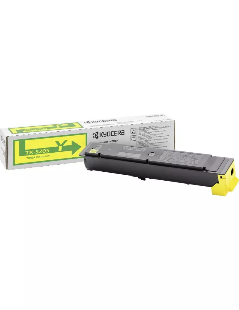 Toner Originale Kyocera TK-5205Y 1T02R5ANL0 (Giallo 12000 pagine) Toner Originale Kyocera TK-5205Y 1T02R5ANL0 (Giallo 12000 pagine)