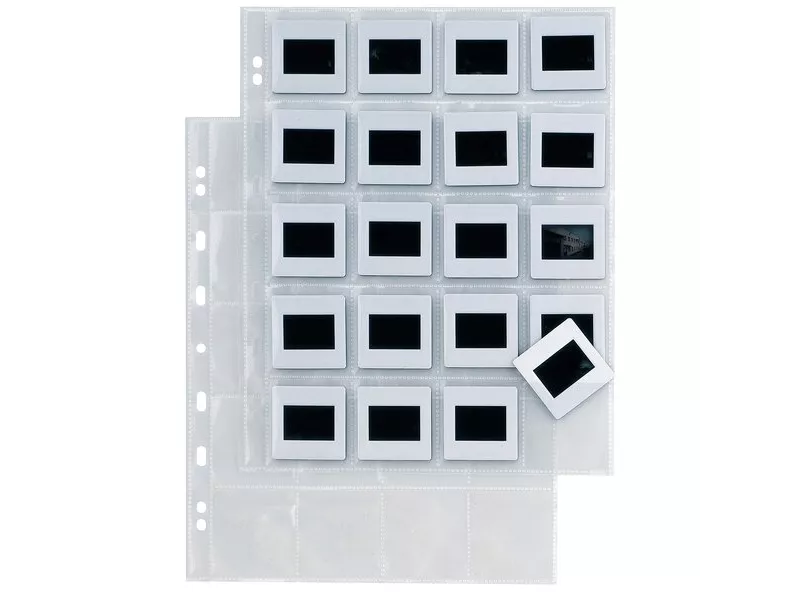 Buste Porta Diapositive Sei Rota - 20 Spazi - 5,5x5,5 cm Conf. 10 Buste Porta Diapositive Sei Rota - 20 Spazi - 5,5x5,5 cm Conf. 10
