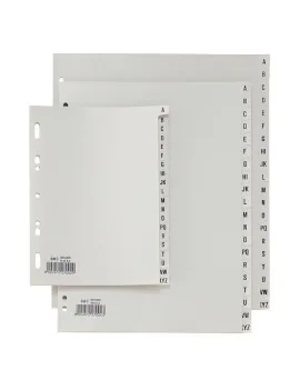 Divisori a -Z Record Sei Rota - Separatori Alfabetici per Buste A4 - 21x29,7 cm