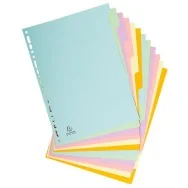 Divisori in Cartoncino Riciclato Forever® Exacompta - 220 g/mq - A4 Maxi - 12