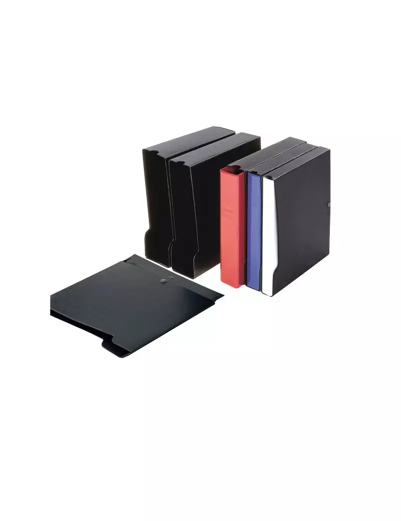 Custodia per Raccoglitori Sei Rota - A4 - Dorso 80 mm - 67148010 (Nero) Custodia per Raccoglitori Sei Rota - A4 - Dorso 80 mm - 67148010 (Nero)
