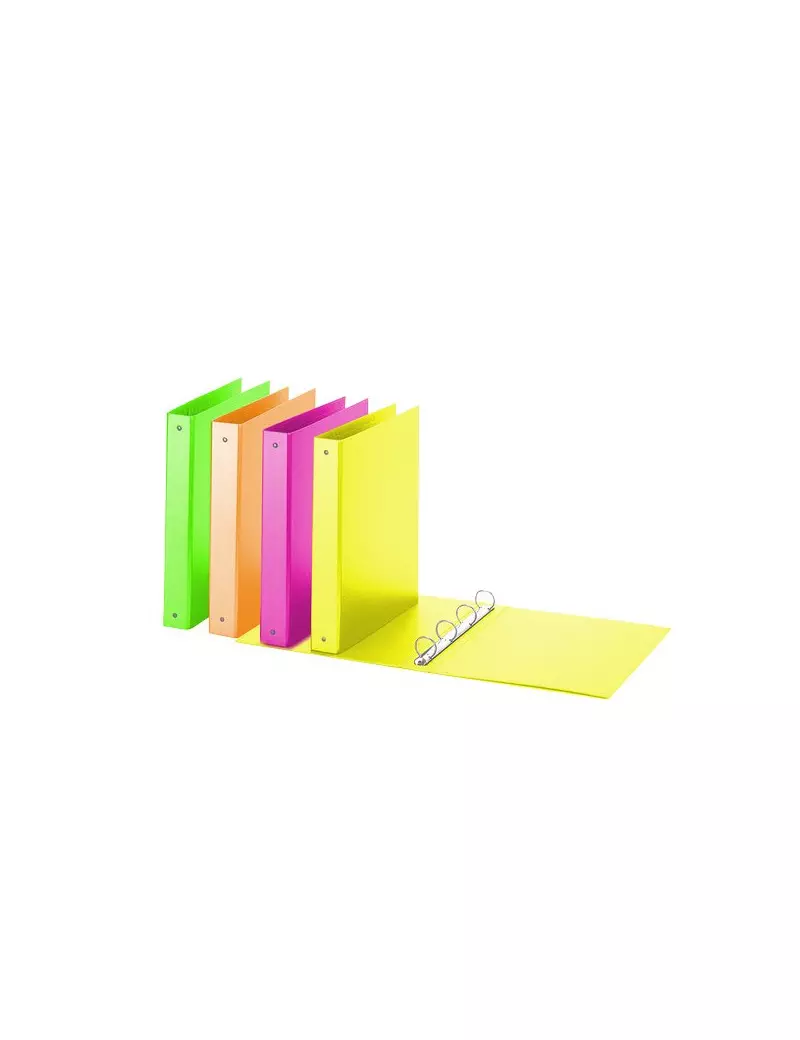 Raccoglitore Neon Favorit - A4 - 4 Anelli Tondi Ø30 mm - Dorso 4 cm - 400052716 (Verde Fluo) Raccoglitore Neon Favorit - A4 - 4 Anelli Tondi Ø30 mm - Dorso 4 cm - 400052716 (Verde Fluo)