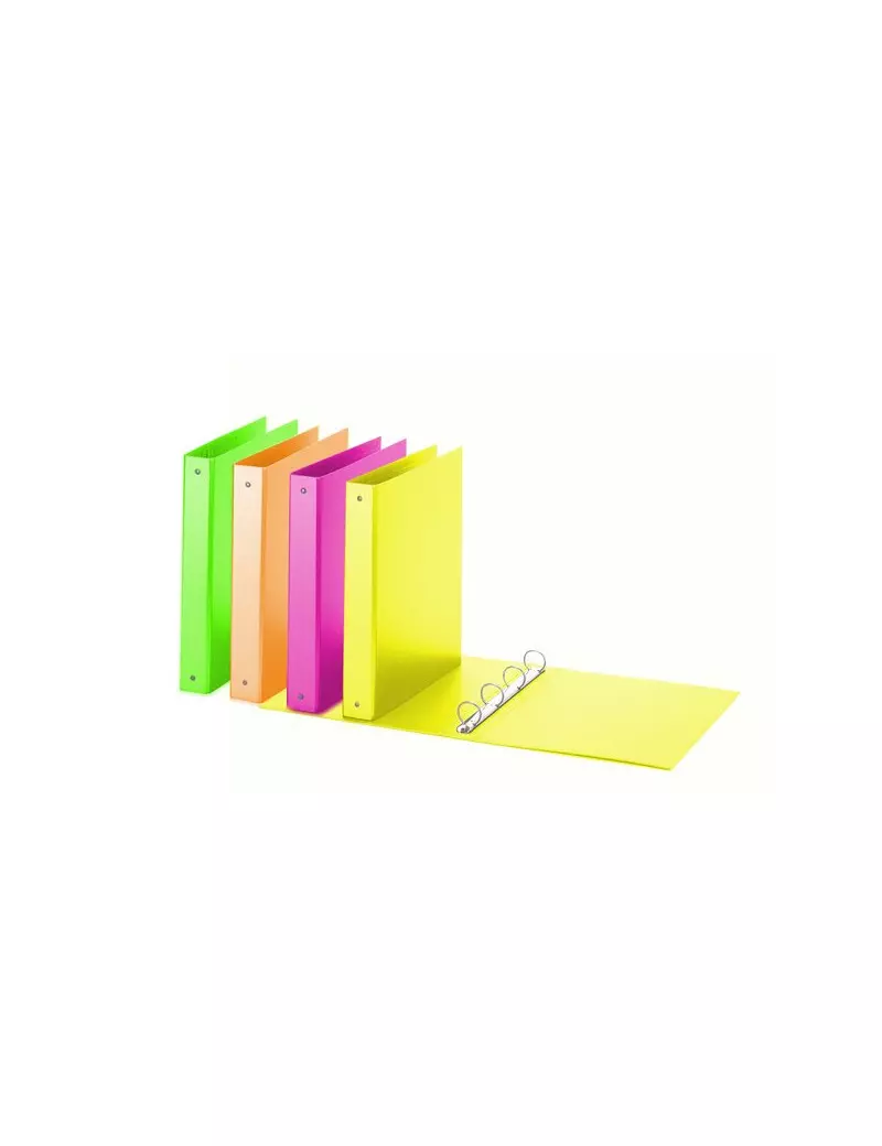 Raccoglitore Neon Favorit - A4 - 4 Anelli Tondi Ø30 mm - Dorso 4 cm - 400052715 (Arancio Fluo) Raccoglitore Neon Favorit - A4 - 4 Anelli Tondi Ø30 mm - Dorso 4 cm - 400052715 (Arancio Fluo)