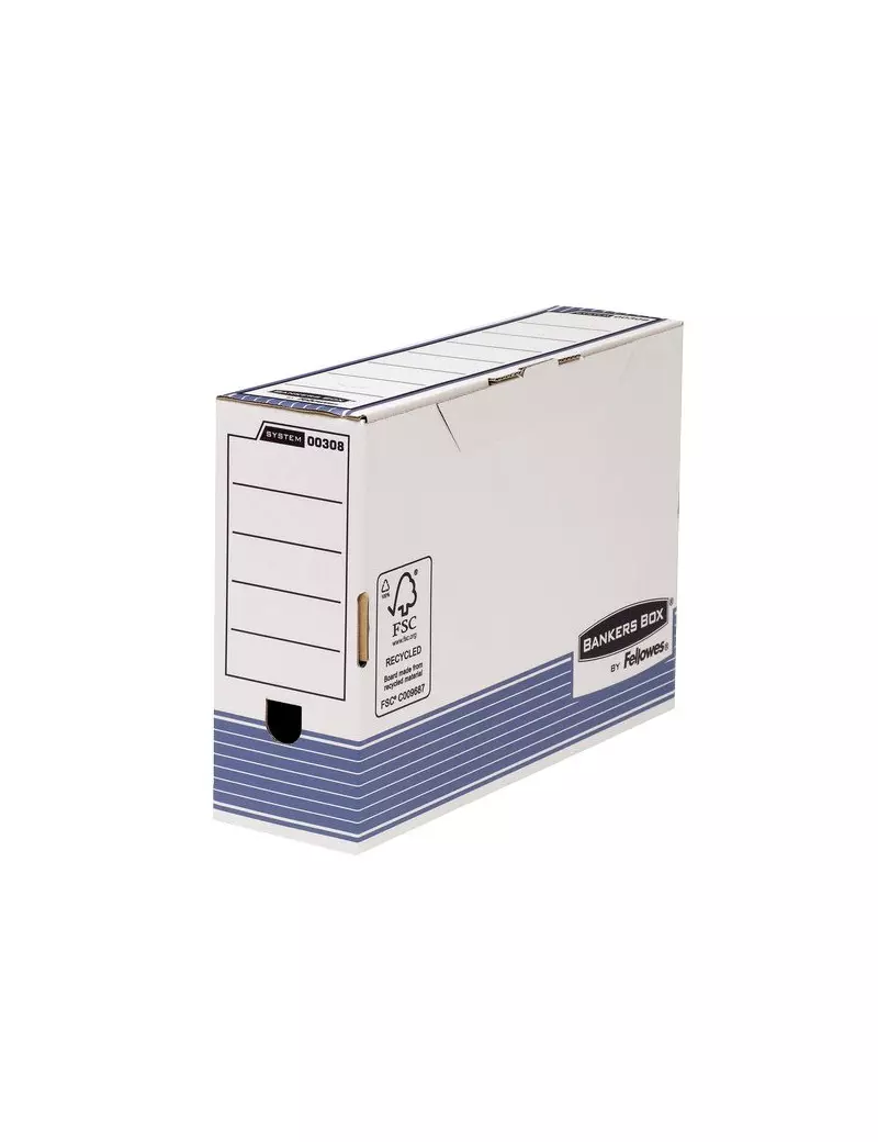 Contenitore Archivio Legal Dorso 10 cm - 36x8x25,5 cm - Aletta di Chiusura (Conf. 10) Contenitore Archivio Legal Dorso 10 cm - 36x8x25,5 cm - Aletta di Chiusura (Conf. 10)