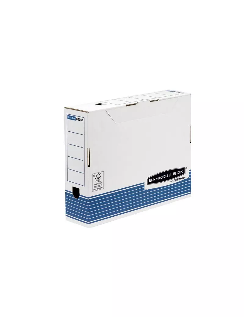 Contenitore Archivio A4 Dorso 8 cm - A4 - 32,7x8,5x26,5 cm - Aletta di Chiusura (Conf. 10) Contenitore Archivio A4 Dorso 8 cm - A4 - 32,7x8,5x26,5 cm - Aletta di Chiusura (Conf. 10)