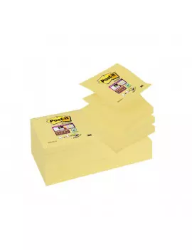 Ricariche Post-it® Z - Notes Super Sticky Canary™ - 76x76 mm - Giallo Canary (Conf. 12)