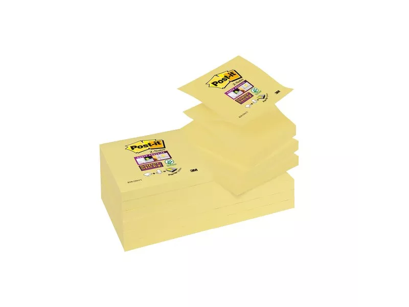 Ricariche Post-it® Z - Notes Super Sticky Canary™ - 76x76 mm - Giallo Canary (Conf. 12) Ricariche Post-it® Z - Notes Super Sticky Canary™ - 76x76 mm - Giallo Canary (Conf. 12)