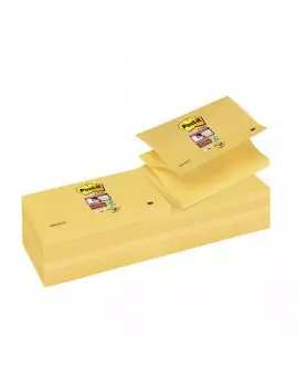 Ricariche Post-it® Z - Notes Super Sticky Canary™ - 76x127 mm - Giallo Canary (Conf. 12)