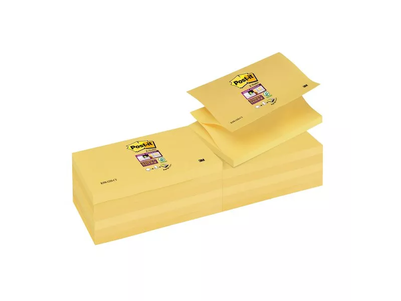 Ricariche Post-it® Z - Notes Super Sticky Canary™ - 76x127 mm - Giallo Canary (Conf. 12) Ricariche Post-it® Z - Notes Super Sticky Canary™ - 76x127 mm - Giallo Canary (Conf. 12)