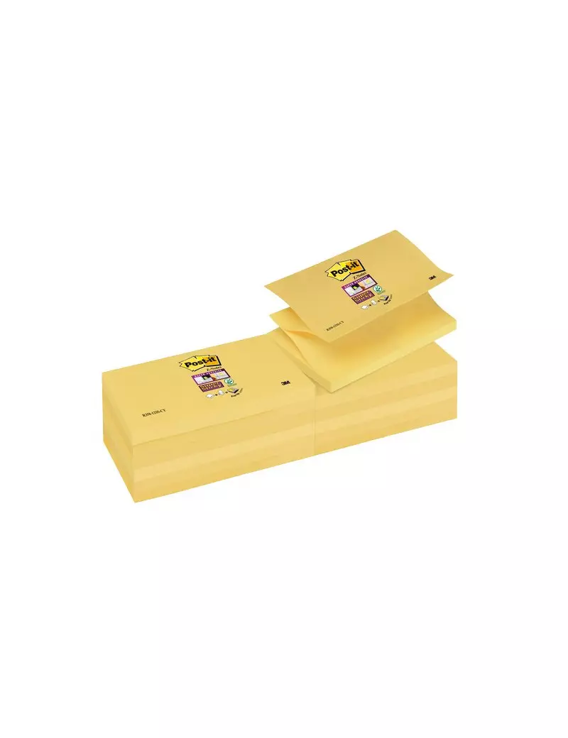 Ricariche Post-it® Z - Notes Super Sticky Canary™ - 76x127 mm - Giallo Canary (Conf. 12) Ricariche Post-it® Z - Notes Super Sticky Canary™ - 76x127 mm - Giallo Canary (Conf. 12)