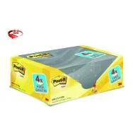 Foglietti Post-it® Notes Giallo Canary™ Value Pack - 76x127 mm (Conf. 16+4)